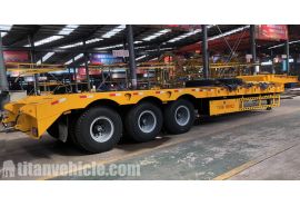 3 Axle Lowbed Trailer will be send to Senegal on August 5th