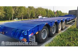 4 Axle Lowbed Trailer has been sent to Nigeria on Oct 4th