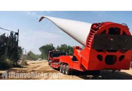 3 Line 6 Axle Wind Turbine Blade Transport Trailer Feedback From Vietnam