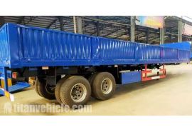 2 Axle Side Wall Semi Trailer will be sent to Nigeria Lagos on January 11