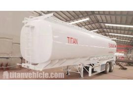 2 Axle 40000 liters Fuel Tanker Trailer will be sent to Zimbabwe Harare