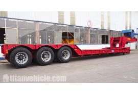 50Ton Detachable Gooseneck Trailer will be sent to Zimbabwe Harare