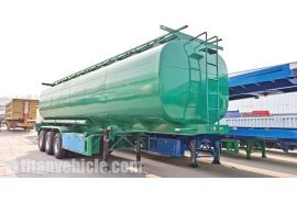 Tri Axle 45CBM Oil Tanker Trailer will be sent to Mauritania Nouakchott