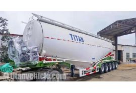 5 Axle 60CBM Powder Tanker Trailer will shipped to Guyana Georgetown,gy