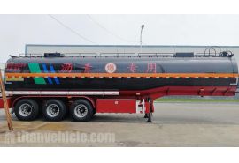 3 Axle 45000 Liters Bitumen Tanker Trailer will be sent to Malawi