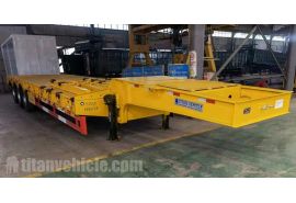 80 Ton Excavator Low Loader Trailer will be sent to Nigeria