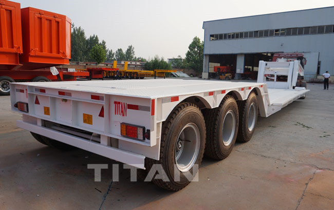 80 Ton Detachable Gooseneck Lowbed Trailer for Sale by TITAN VEHICLE