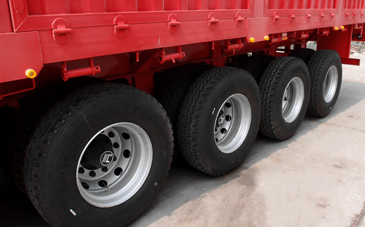 semi trailer axles and tires