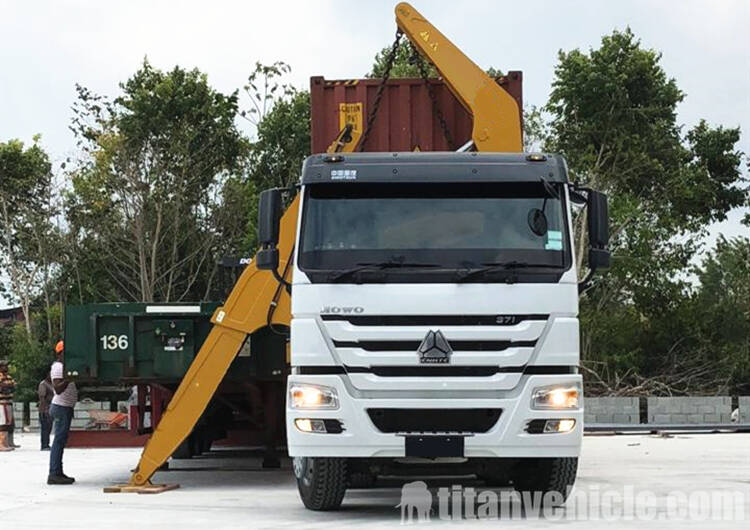 Operate self loader truck