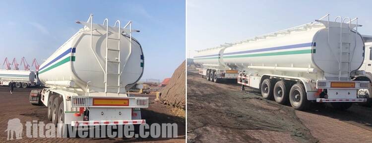 3 Axle 40000L Fuel Tanker Trailer For Sale In Namibia