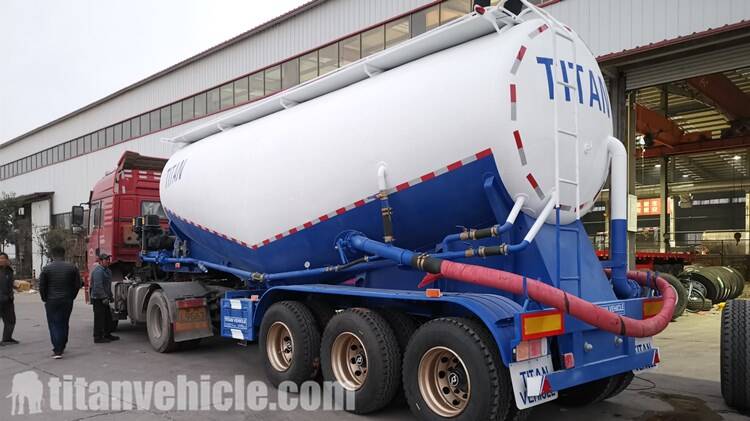 3 Axle Bulk Cement Tank Trailer Price