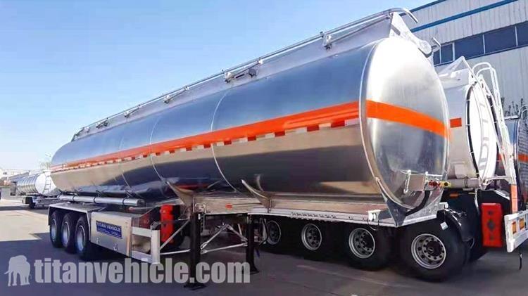 3 Axle 45CBM Stainless Steel Tanker Trailer Price