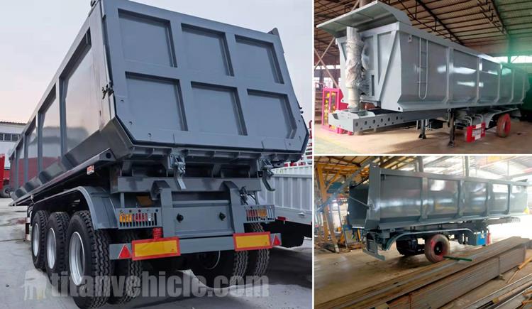 Tri Axle Semi Tipper Trailer for Sale Manufacturer