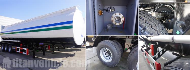 Details of 40000 Liters Fuel Tanker Trailer