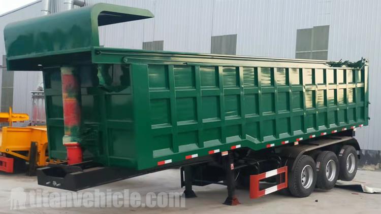 3 Axle Tipper Trailer with Electric Tarpaulin for Sale In Benin