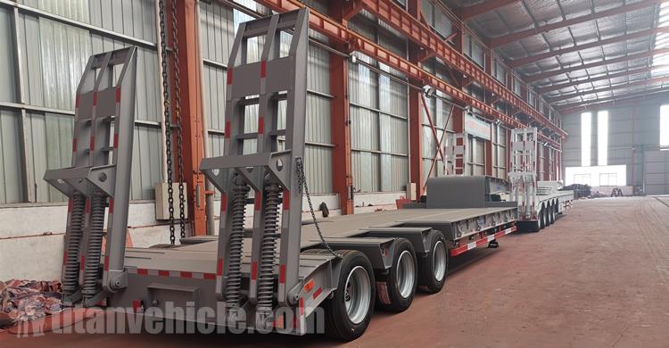 Tri Axle 80 Ton Lowbed Trailer for Sale Price