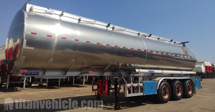 45000 Liters Aluminum Tanker Trailer for Sale In Cameroon