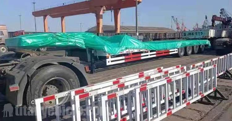 4 Axle Low Bed Truck Trailer for Sale In Mali