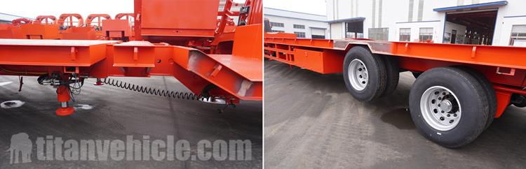 4 Axle 58 M Extendable Wind Blade Trailer for Sale In Kazakhstan