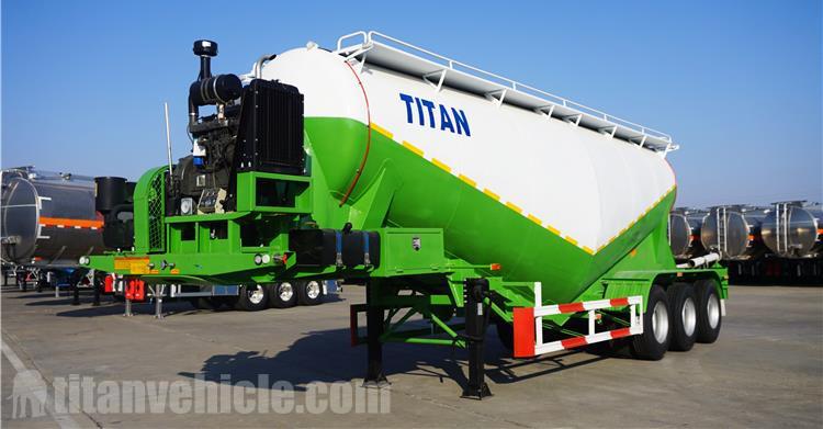 Tri Axle 50 CBM Dry Bulk Trailer for Sale In Burkina Faso