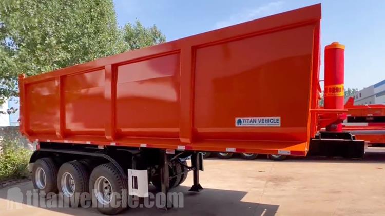 3 Axle 30CBM Semi Tipper Trailer for Sale In Tanzania Dar es salaam