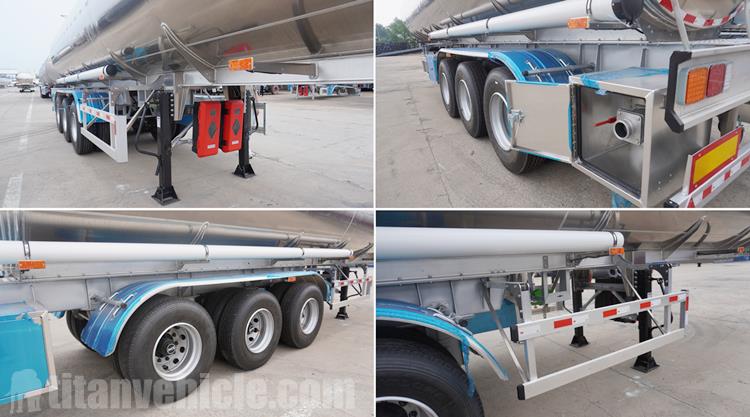 42000 Litres Aluminum Tanker Trailer for Sale In Zimbabwe