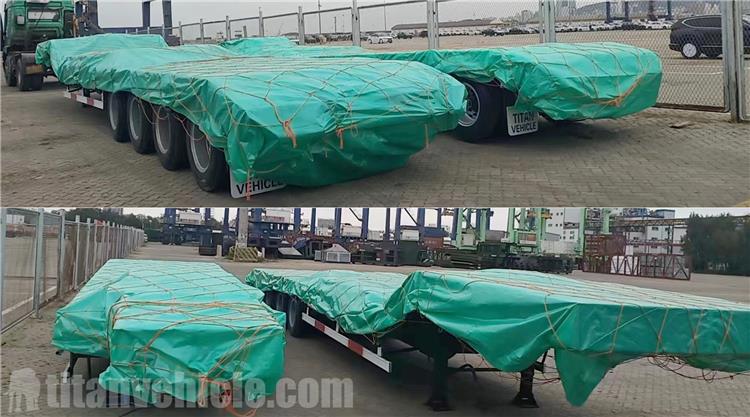 4 Axle 100 Ton Lowbed Trailer for Sale In Tanzania dar es salaam