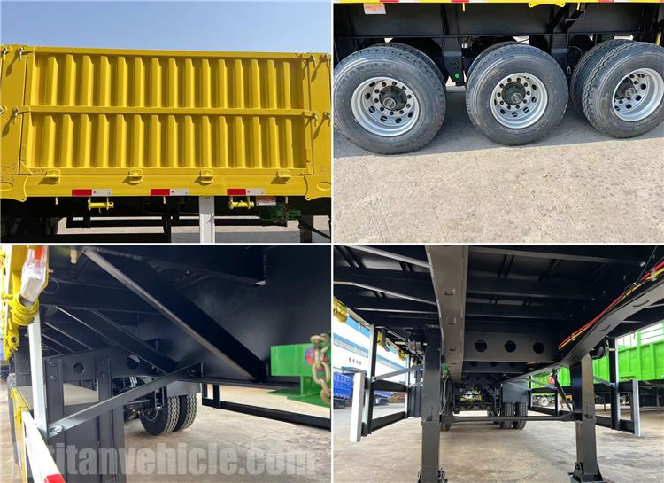 Tri Axle 60 Ton Dropside Trailer for Sale In Djibouti