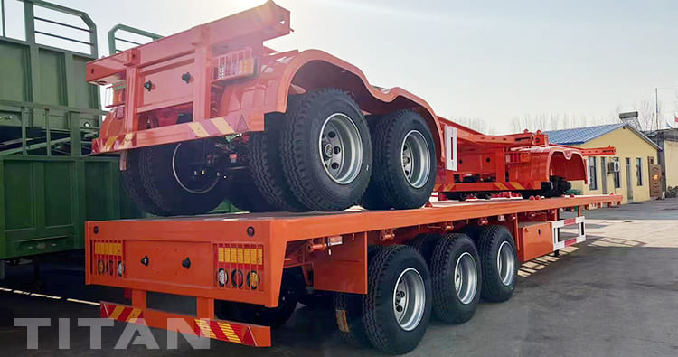 40Ft Flatbed Trailer 3 Axle for Sale in Suriname