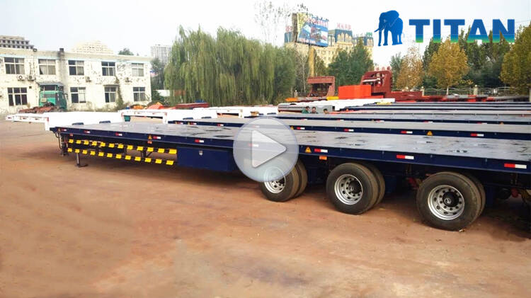 4 Axle 60m Blade Transportation Trailer Video