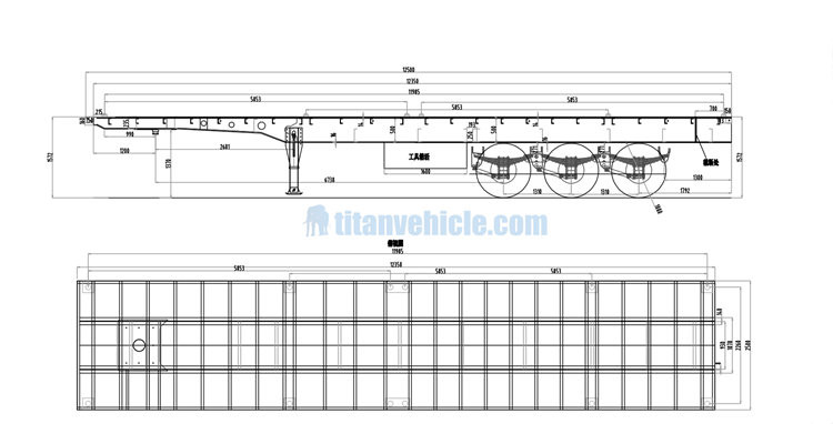 container semi trailer