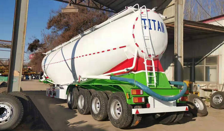 4 Axle 65cbm Dry Bulk Tanker Trailer