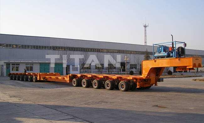 Multi axle hydraulic low bed trailer