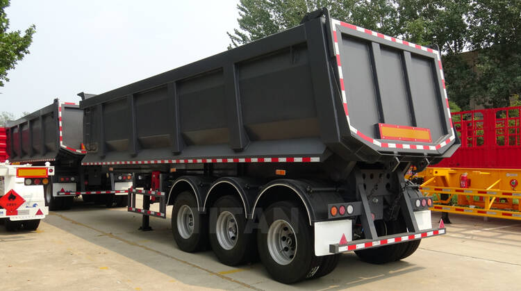 u shape dump semi trailer