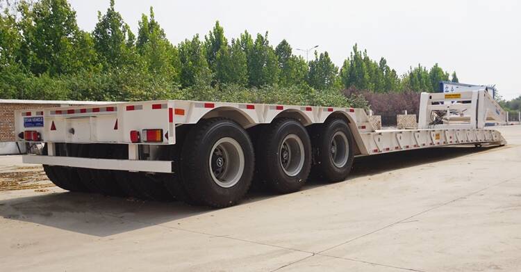 3 Line 6 Axle Gooseneck Lowboy Trailer