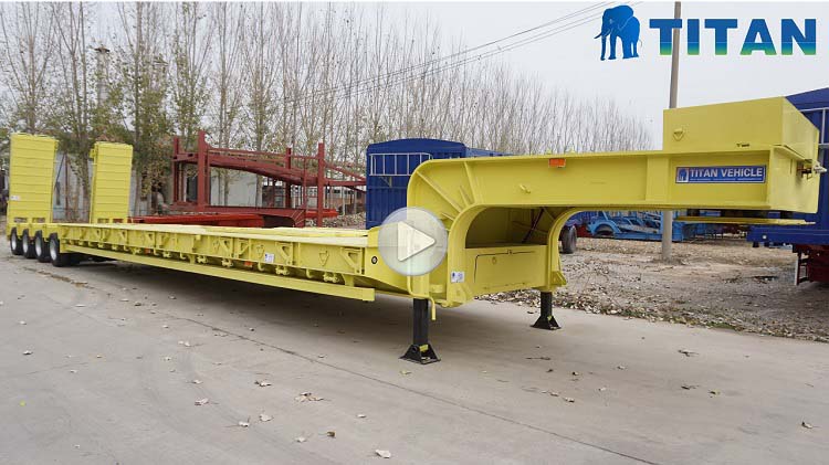 low bed long trailers video