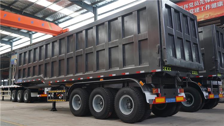 China Tipping Trailer - 3 Axle 100 Ton Tipper Trailer