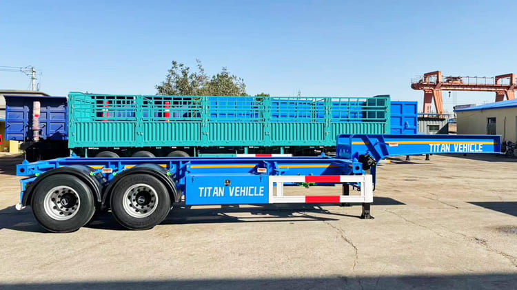 40 Ft Gooseneck Container Skeletal Trailer for Sale in Niger