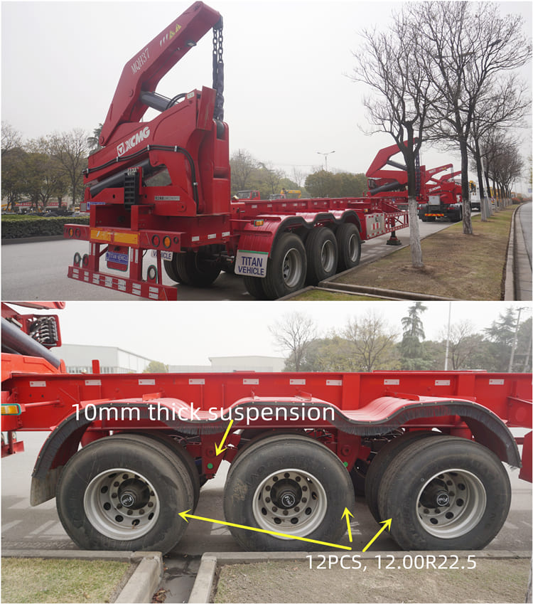 3 Axle 40 Ft Container Side Loader Trailer for Sale in Nigeria